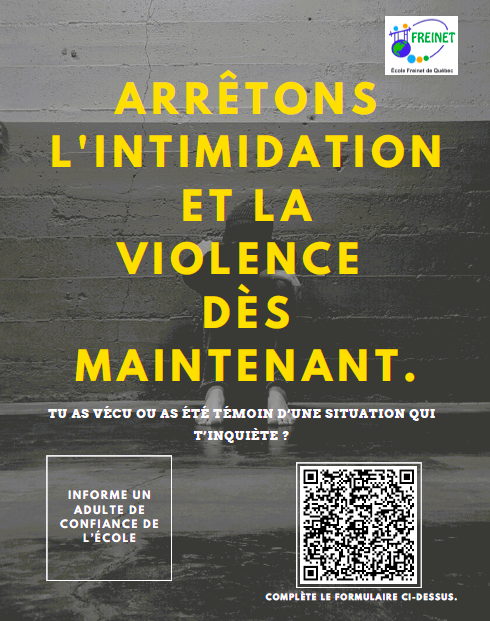 affiche intimidation